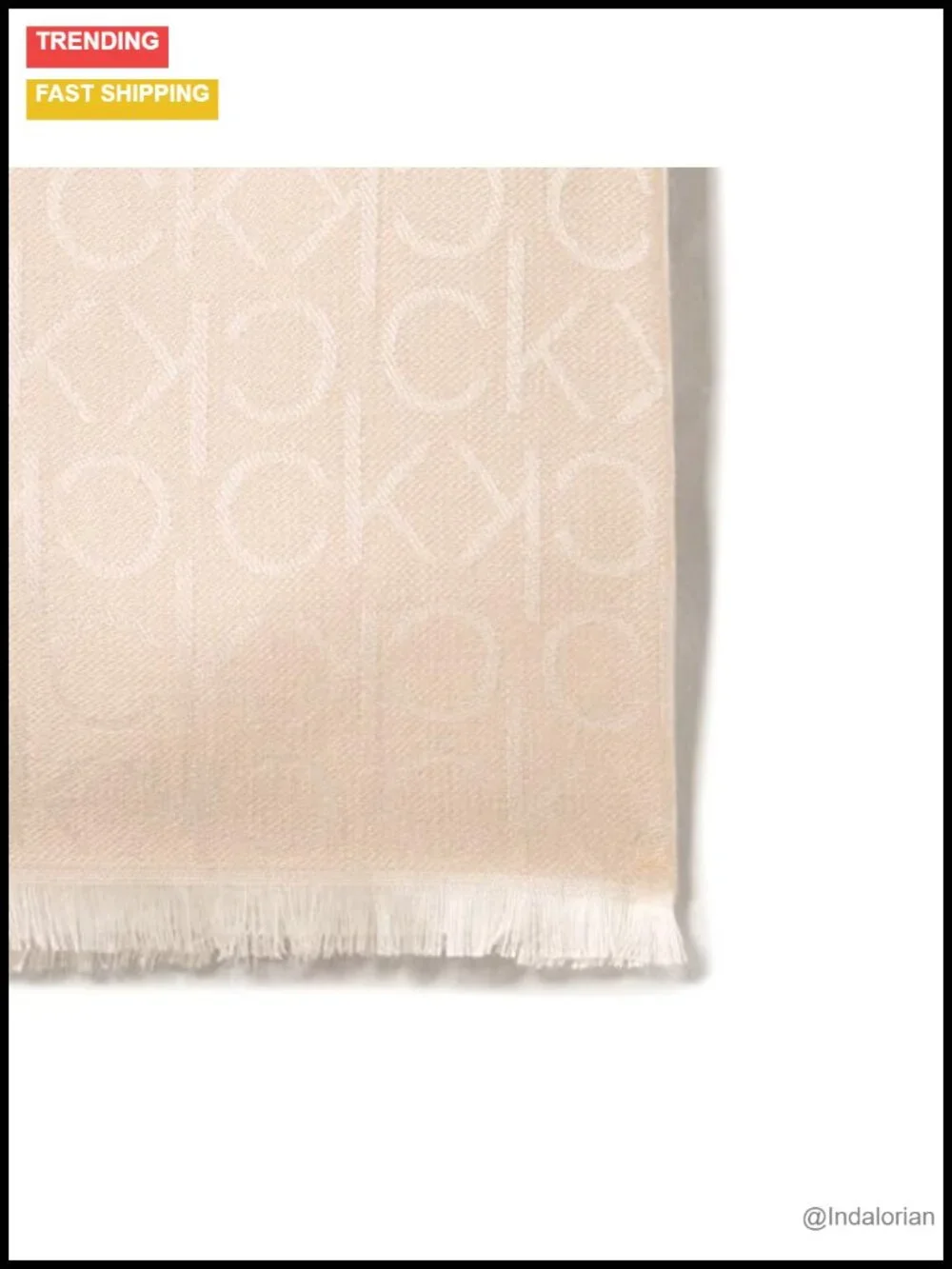 Soft Acrylic Fringe Scarf Pashmina Wrap for Women